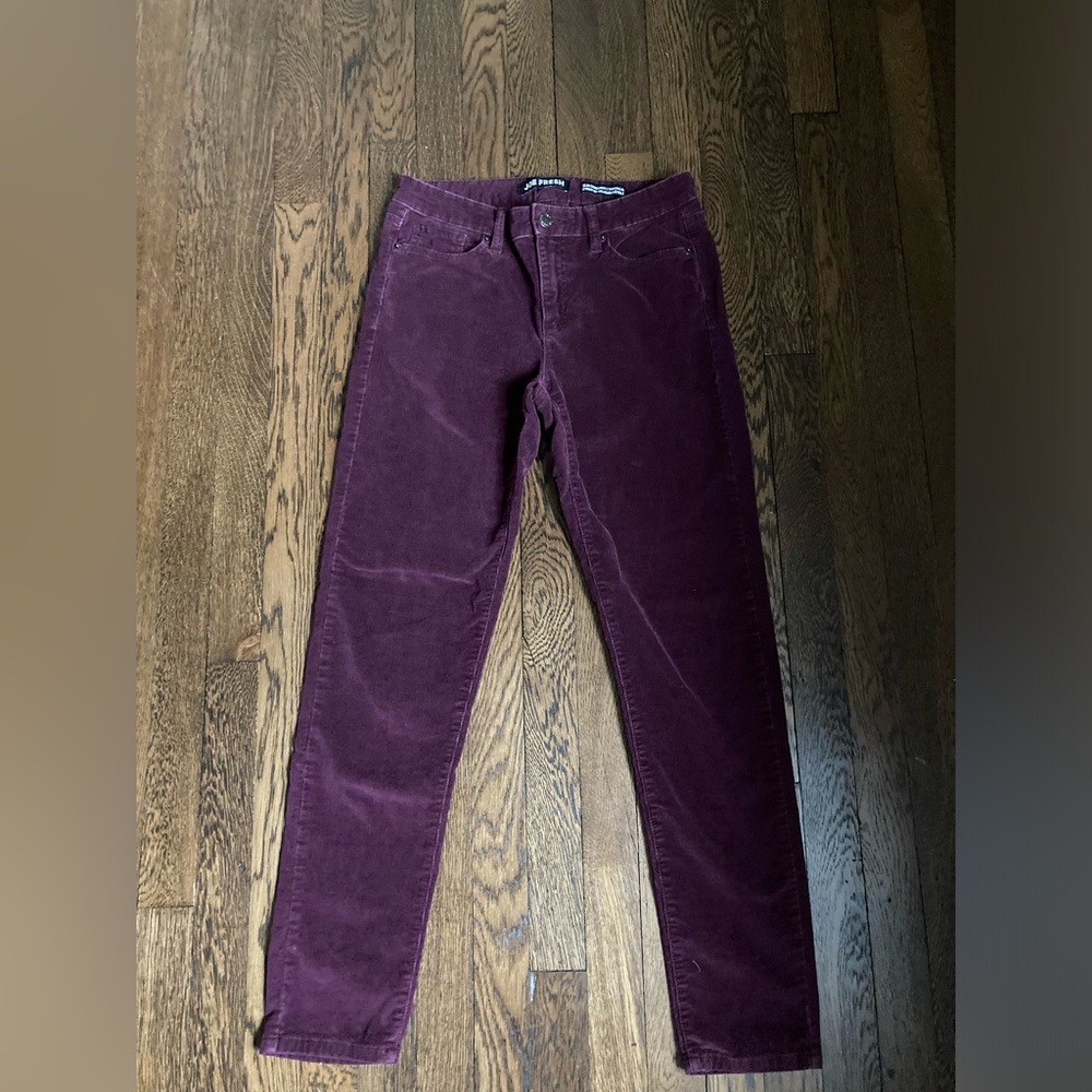 Maroon corduroy pants